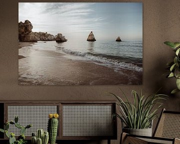 Canvas Print Landschapsfoto Portimão, Algarve - Portugal Kustkunst