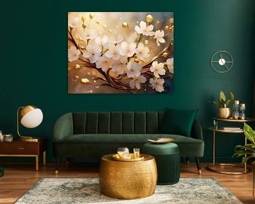 Cherry Flower Gold 052