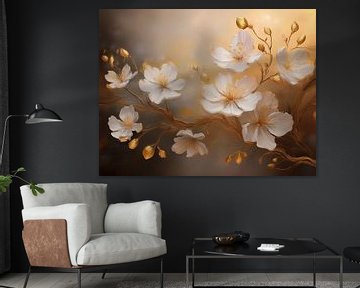 Cherry Flower Gold 055
