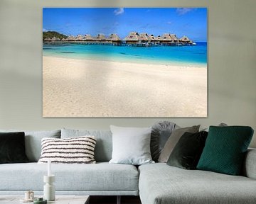 Strand Conrad Nui, Bora Bora, Frans Polynesie van Travel Tips and Stories