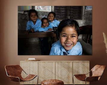 kids in Nepal van Froukje Wilming