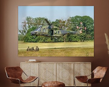 NH-90 helikopter van de Luftwaffe. van Jaap van den Berg