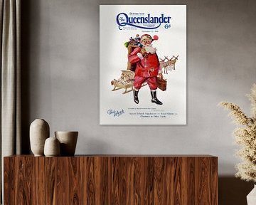 Retro-Weihnachtsposter