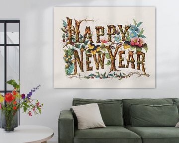 Retro-Weihnachtsposter