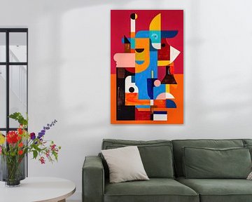 Abstract kunst Picasso art van Kunst Kriebels