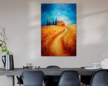 Country house landscape by Poster Art Shop