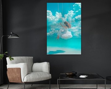 Swing in the clouds by Poster Art Shop