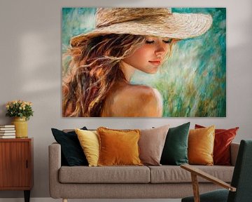 Zomerse stilte van Poster Art Shop