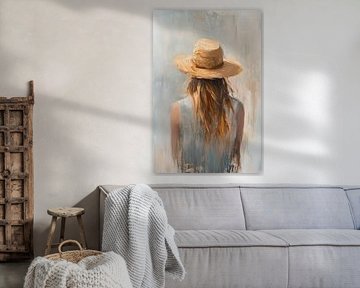 Vue arrière estivale sur Poster Art Shop