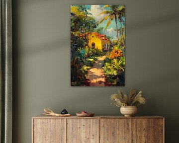 Tropical garden house by Poster Art Shop