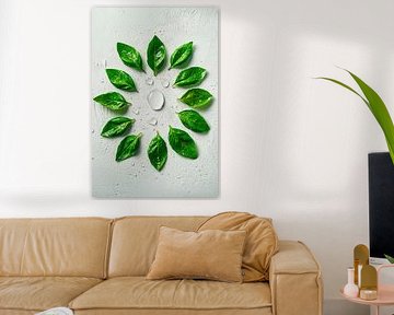 Basil arrangement by Poster Art Shop