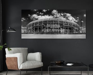 Stadion Feyenoord ofwel De Kuip, panorama van Pieter van Roijen