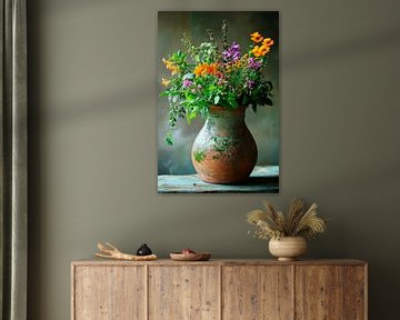 Bouquet of vase art by Poster Art Shop