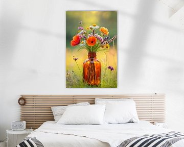 Bouquet Jar by Poster Art Shop