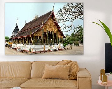 Vat That, een gouden juweel in het hart van Luang Prabang van Frank Photos
