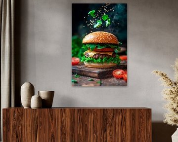 Hamburger verwennerij van Poster Art Shop