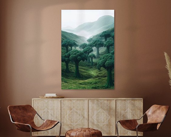 Example of the artwork in a room