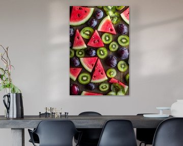 Fruitmix arrangement van Poster Art Shop