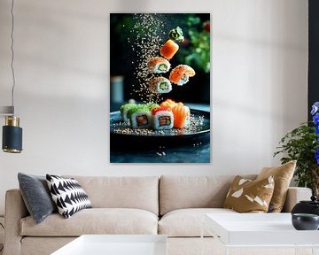 Sushi verwennerij van Poster Art Shop