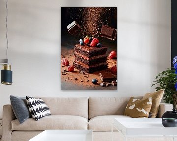 Chocolade droom van Poster Art Shop