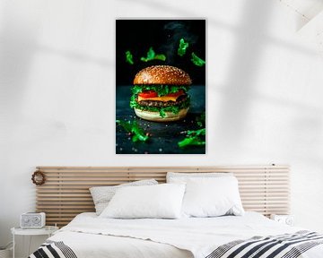 Hamburger verwennerij van Poster Art Shop