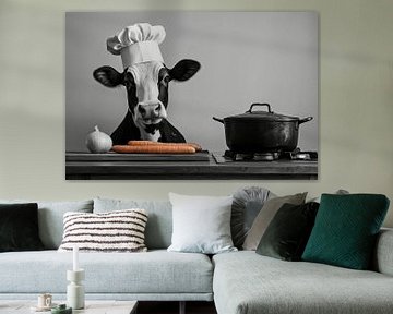 Keuken koe van Poster Art Shop