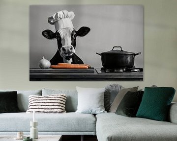 Kitchen cow by Poster Art Shop