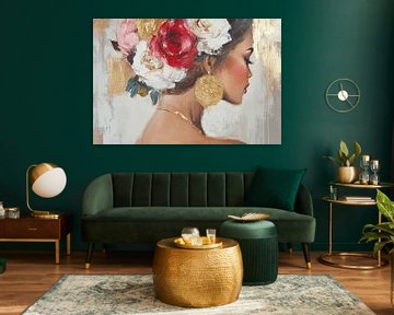 Modern en abstract portret van Studio Allee