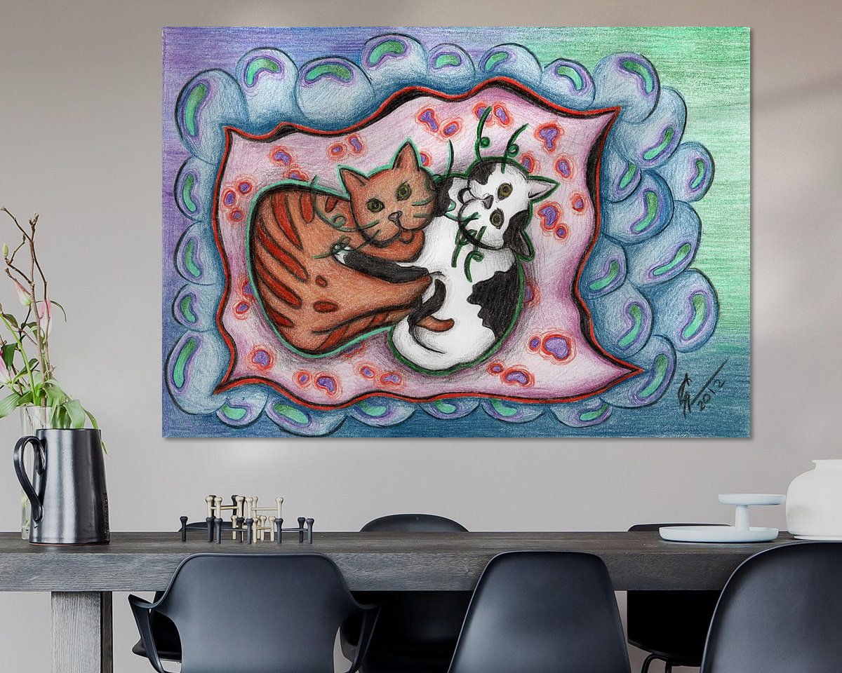 Example of the artwork in a room