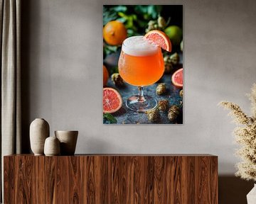 Fruitige cocktail van Poster Art Shop