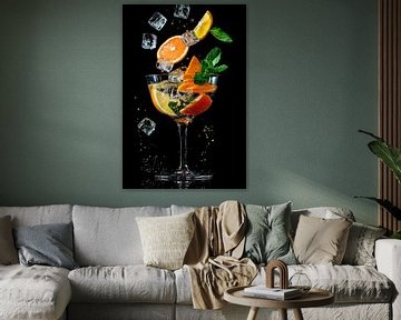 Fruitige cocktail van Poster Art Shop