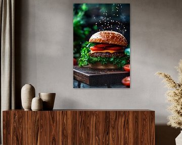 Hamburger verwennerij van Poster Art Shop