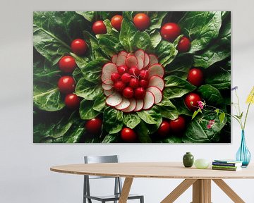 Groente decoratie van Poster Art Shop