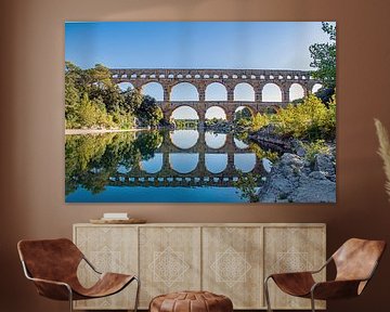 Romeins Aquaduct Pont Du Gard