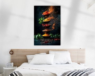 Diversité des épices sur Poster Art Shop