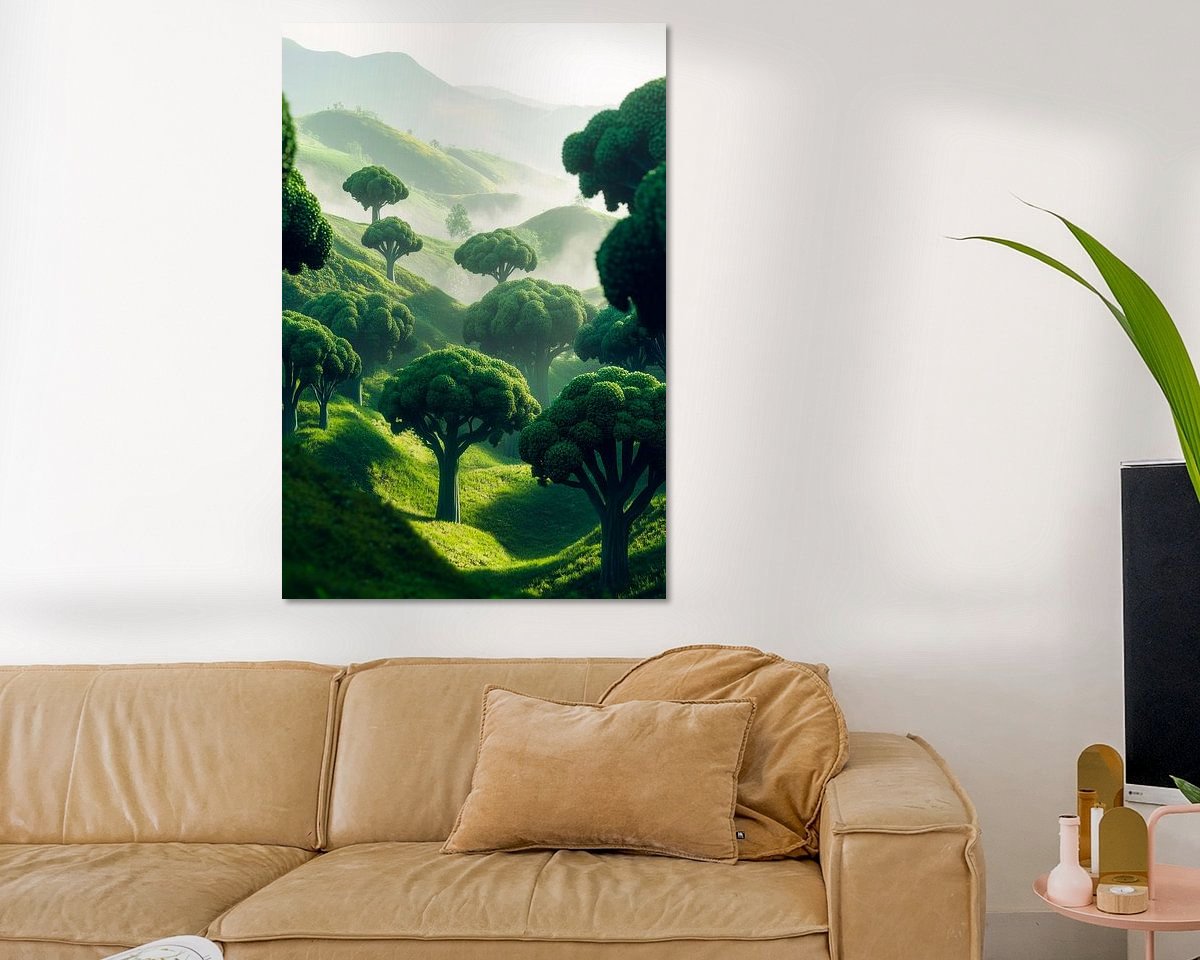 Example of the artwork in a room