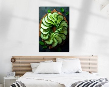 Cucumber wreath by Poster Art Shop