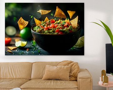 Guacamole snack van Poster Art Shop