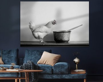 Chicken cooking by Poster Art Shop