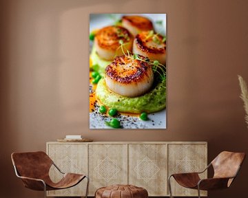 Coquilles dessert van Poster Art Shop