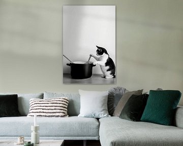 Kattenkeukenpret van Poster Art Shop