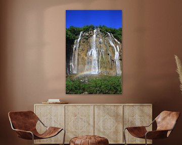 Veliki slap Wasserfall Nationalpark Plitvicer Seen  van Renate Knapp