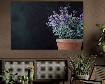 Plante de lavande sur Poster Art Shop