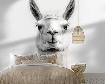 Lama portret van Poster Art Shop