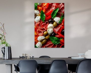 Mediterrane salade van Poster Art Shop