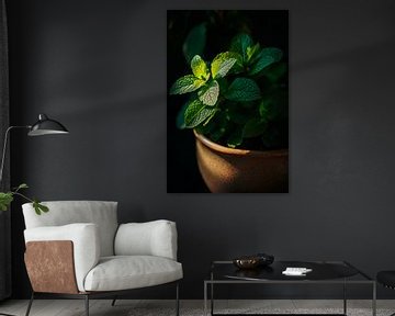 Mint in a pot by Poster Art Shop