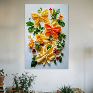 Nudeln Blumenmix von Poster Art Shop