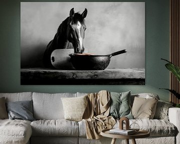 Paarden koken van Poster Art Shop