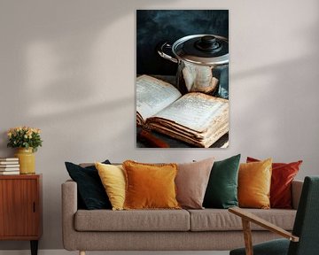 Receptenboek en pot van Poster Art Shop