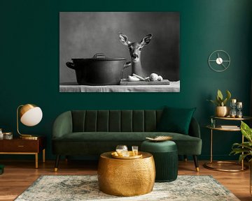 Wild in de keuken van Poster Art Shop